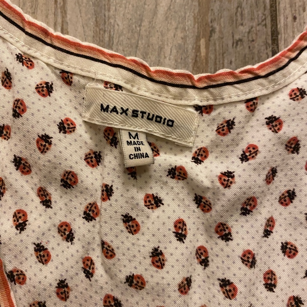 Max Studio Ladybug Top, Medium - image 2